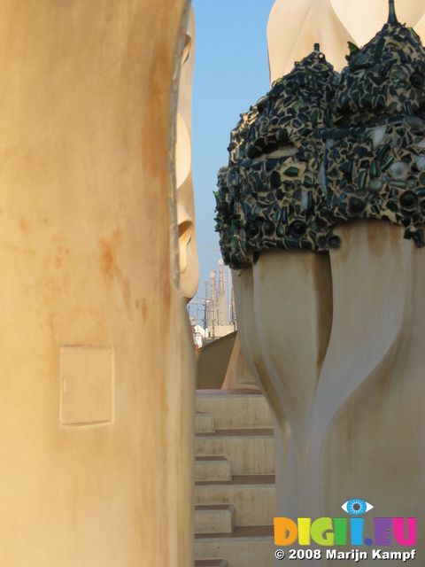 20916 Sagrada Familia from roof La Pedrera